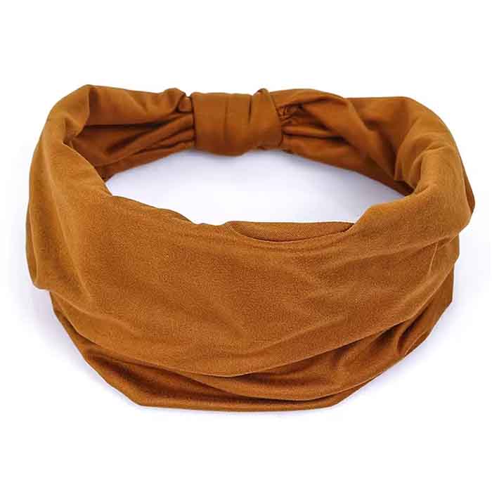 ​Женская богемная повязка на голову, цвет Коричневый