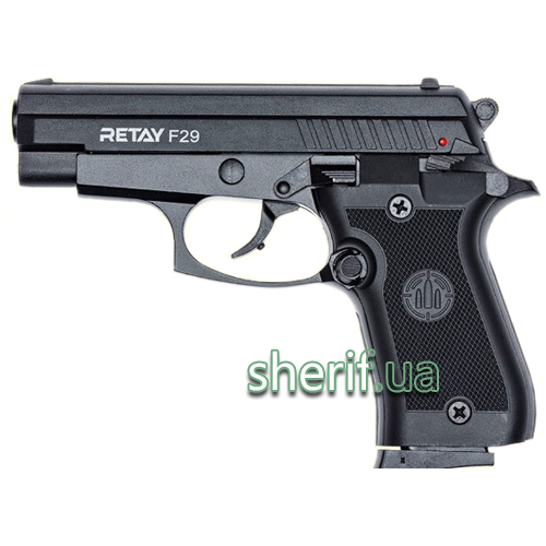F630403B Пістолет стартовий Retay F29 кал. 9мм. Колір - Black