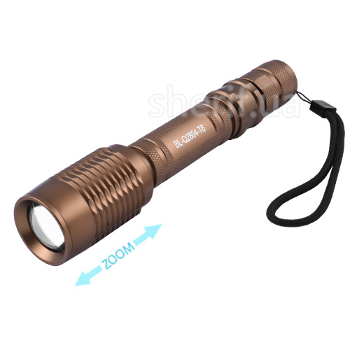 Lantern Police Q2804-T6 under the gun, remote button, charger 220V, 2x18650, zoom, Box