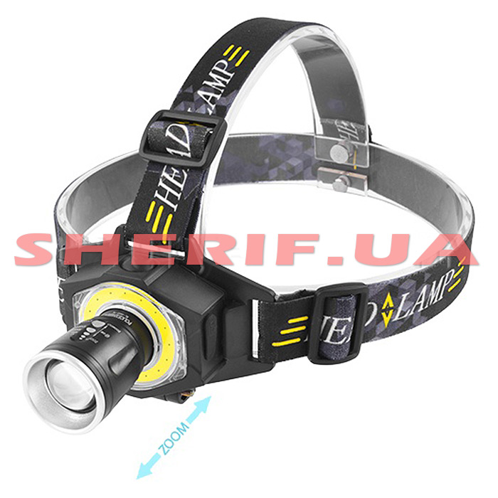 Head lamp Police BL-5902-T6+COB, charger 220V-12V, zoom