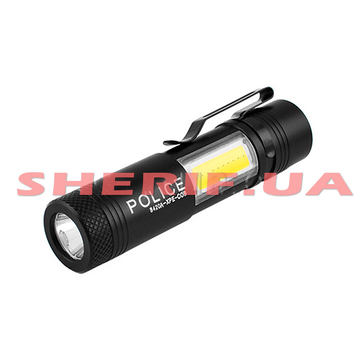 Lantern Police 8420A-XPE+COB, 1х14500-1xAA