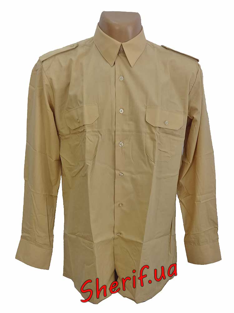 Форменная сорочка MIL-TEC із довжин. рук. Khaki