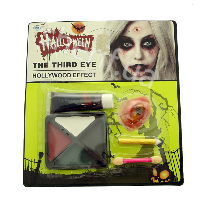 Grim carnival halloween with blood