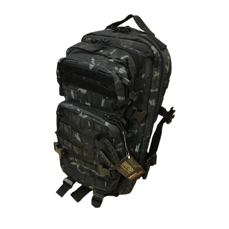 Рюкзак тактичний KOMBAT UK Hex-Stop Small Molle Assault Pack Multicam black kb-hssmap-btpbl