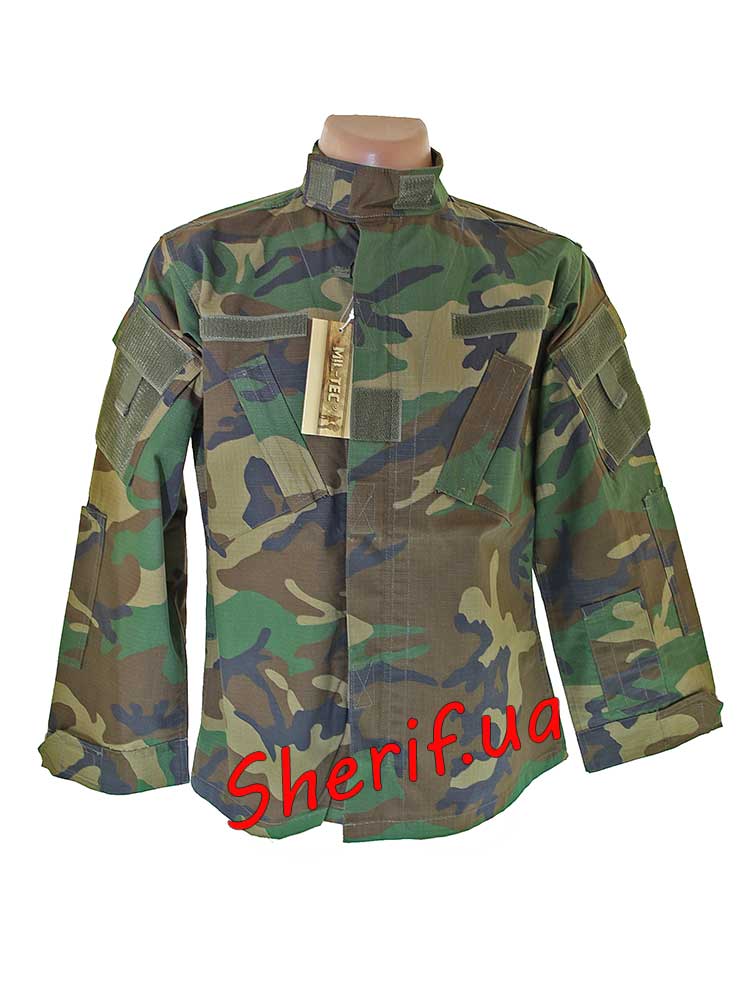 Китель MIL-TEC ACU РІП-СТОП Woodland