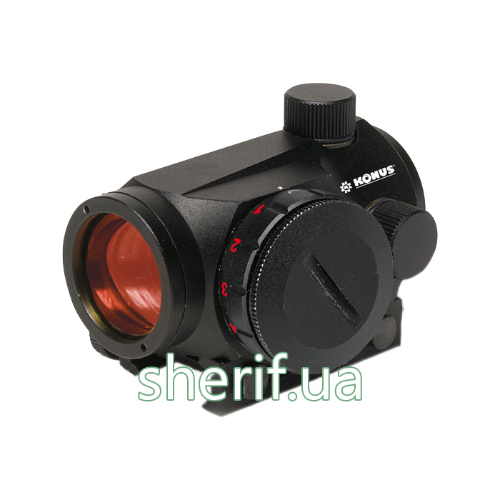 Red dot sight Konus Sight-pro atomic 2.0 1x20 with scope brand RED/GREEN (07200)