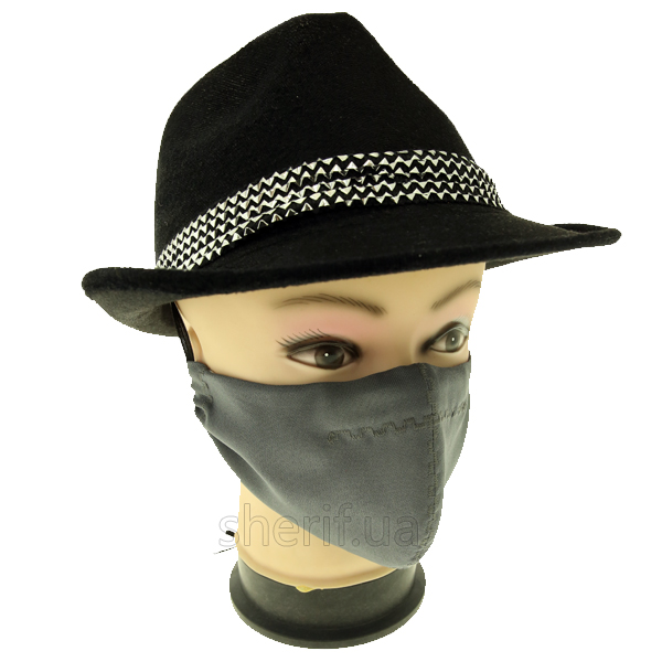 Reusable mask Gray with nose clip model 4.21