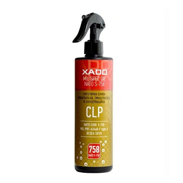Масло для чистки, смазки и консервации оружия XADO CLP OIL-758 (500мл)