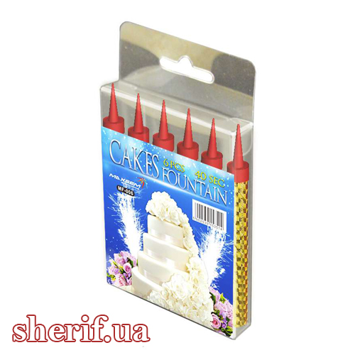 MF-006 Cake candles 10cm, 1pc