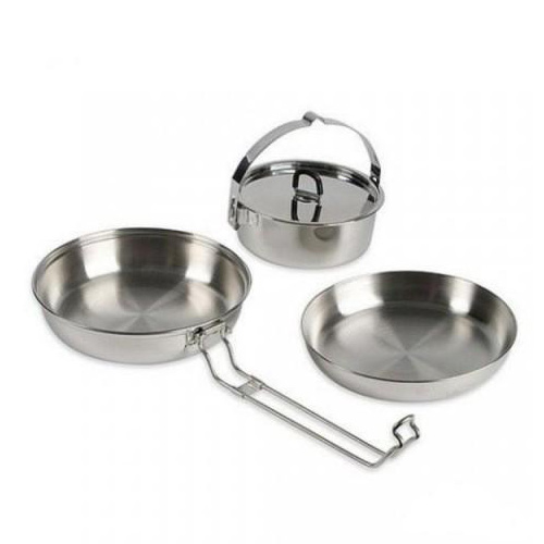 Cookware set Tatonka Camp Set Regular, Silver