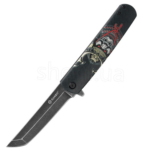 Lower folding Ganzo G626-BS black samurai