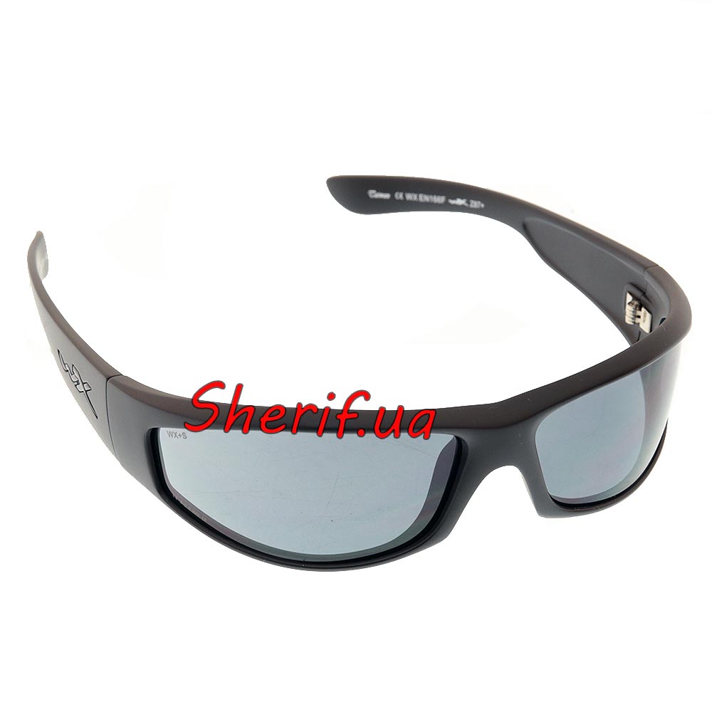 Wiley X REVOLVR Smoke Gray Matte Black Sunglasses