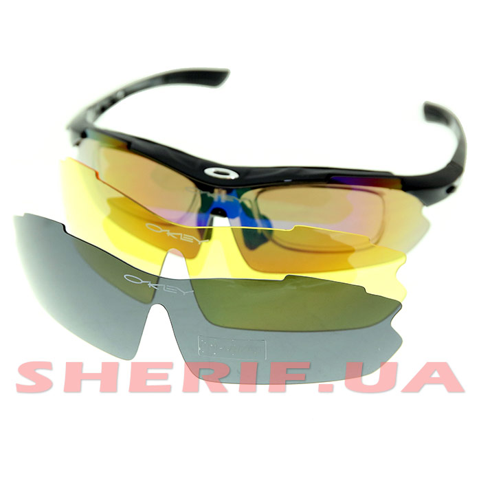 Очки защитные Oakley Polarized 3-lens Kit Black