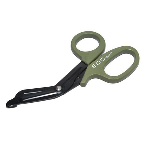 OD Green Tactical Medical Scissors EDC Gear Stainless Steel