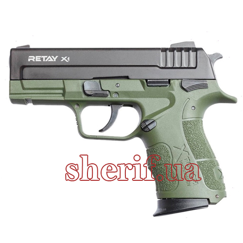 Пістолет стартовий Retay X1 кал. 9мм. Колір – olive.