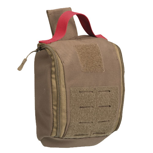 Pouch for first aid kit IFAK Rip OFF, Pouch Laser Cut, dark coyote