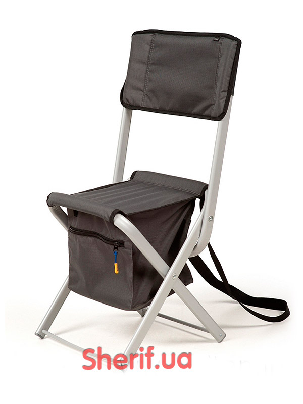 Chair "Kangaroo" aluminum gray Ø 30x15 mm