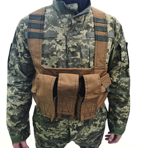 Unloading bra Coyote (pіd store AK 3х2pcs, 2 side pockets)