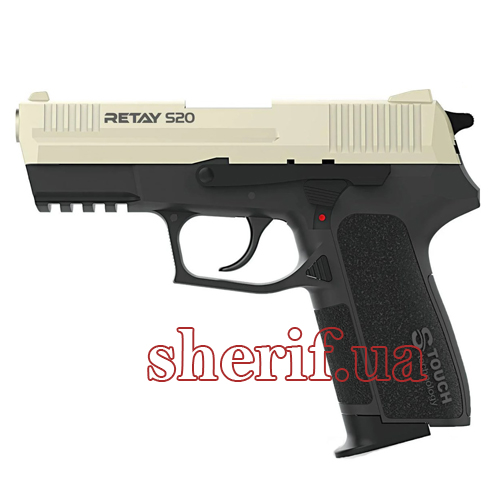 Пистолет стартовый Retay S20 кал. 9 мм. Цвет - satin.