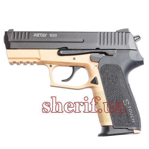 Pistol starting Retay S20 cal. 9 mm. Color - sand.