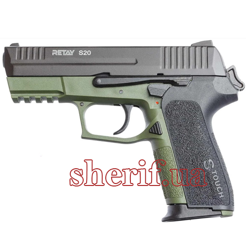 S530106G Starting pistol Retay S20 cal. 9 mm. Color - olive.
