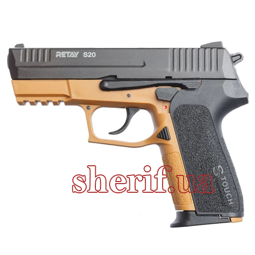 S530107R Пистолет стартовый Retay S20 кал. 9 мм. Цвет - tan.