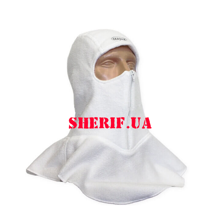 Helmet-mask Hunter two-layer white