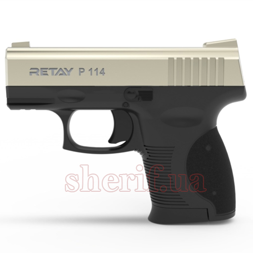 T210333S Пістолет стартовий Retay P114 кал. 9мм. Колір – satin.