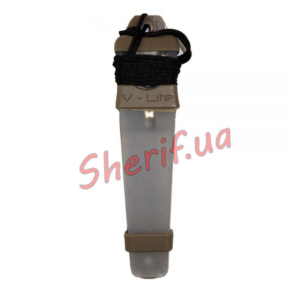 Фонарик FMA Velcro Safty Lite Orange Light Khaki