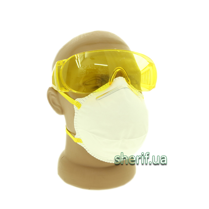 Защитные очки поликарбонат Озон (Yellow)