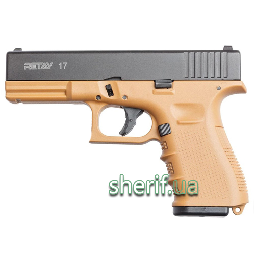 X314212R Пістолет стартовий Retay G17 кал. 9мм. Колір – tan.