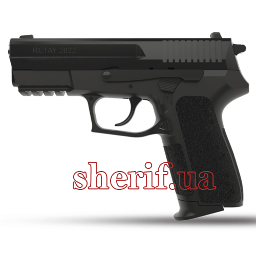Y530100B Пістолет стартовий Retay 2022 кал. 9мм. Колір – black.