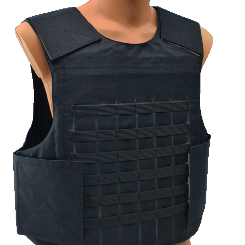 Vest Black under the plate with molle