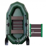 Inflatable rowing boat Kolibri (Kolibri) K-250T with floorboard slan-mat