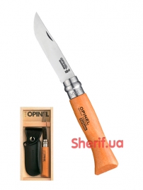 000815 Нож Opinel 8 VRN с чехлом в пенале