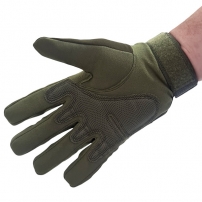 Перчатки с защитой костяшек olive