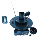 Ground turntable for 4 fountains