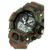 Часы Skmei 1019 Green Camouflage-3