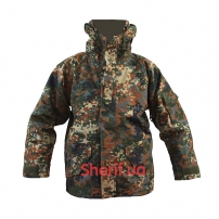 Куртка MIL-TEC ветро-влагозащитная с флисовой подстежкой Flecktarn-2