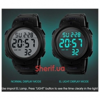 Часы Skmei 1068 Black-5