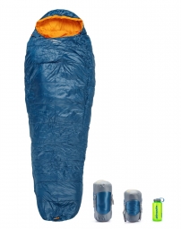 Спальний мішок Pinguin Micra (6/1°C), 185 см - Right Zip, Blue