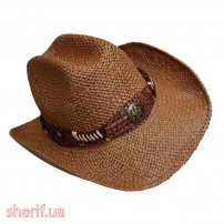 Шляпа соломенная "Georgia" Brown (Max Fuchs)