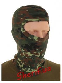 Balaclava Max Fuchs with 1 cutout (cotton) Flecktarn