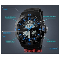 Часы Skmei 1110 Black/Blue-3