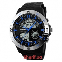 Часы Skmei 1110 Steel/Blue