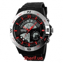 Часы Skmei 1110 Steel/Red