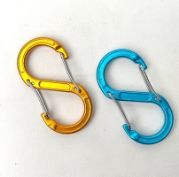 Набор алюминиевых сервисных карабинов Base Camp Sigma 5 Wire Set, 2 шт, Blue/Orange