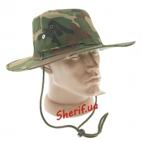 Панама MIL-TEC с боковыми кнопками Woodland-3