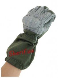 Перчатки тактические удлиненные Nomex Foliage-3