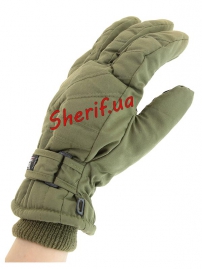 12530001 Перчатки зимние MIL-TEC Thinsulate Olive-4